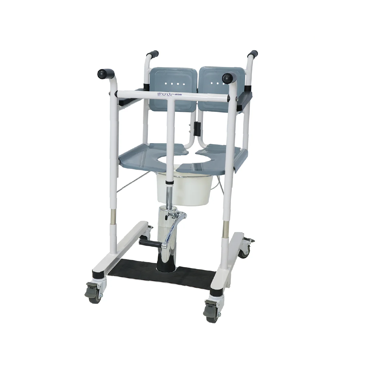 Silla de transferencia hidráulica con elevador y cómodo